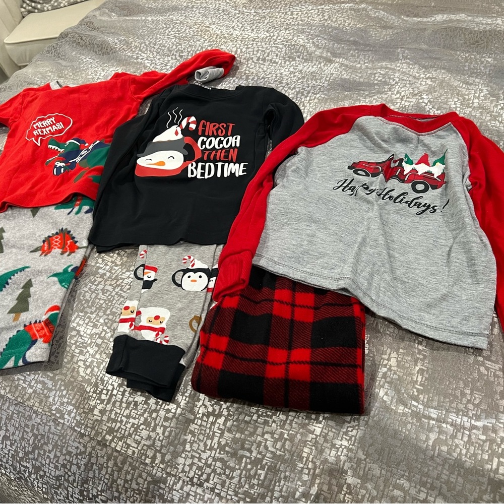 Boys Christmas Pajamas 4T